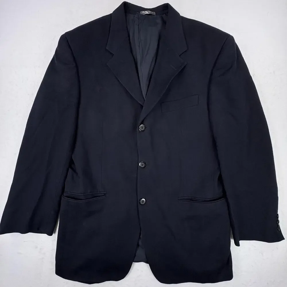 Loro Piana Arnold Brant Men’s 46R 100% Cashmere Navy Blazer Sport Coat